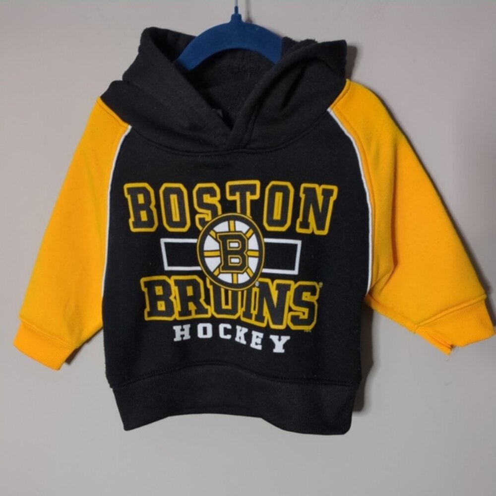 Boston Bruins Black/Gold Licensed NHL Hoodie Size‎ 18 Months